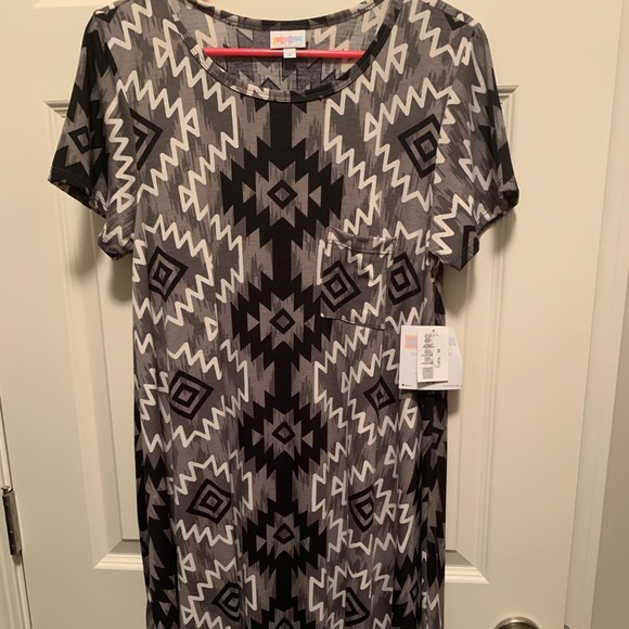 LuLaRoe Dresses & Skirts - Aztec LuLaRoe Medium Carly with pocket
